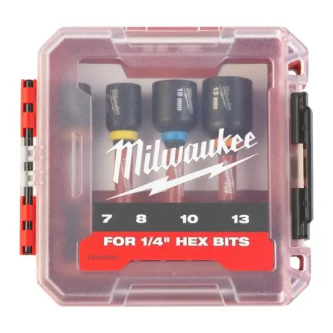 4932492445 Milwaukee Magnethylssats 4 delar, SHOCKWAVE Erbjudandepris